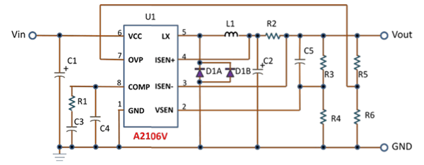 A2106V_电源充电器IC